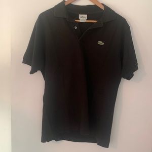 Lacoste black Mens polo size 4